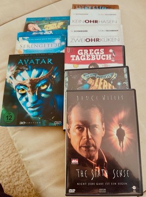 DVD Blu-ray Konvolut 9 Filme | Avatar 3D, Serengeti 3D, Keinohrhasen uvm.