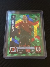MATCH ATTAX EURO 2024 POR 17 CRISTIANO RONALDO CAPTAIN EMERALD PARALLEL MINT
