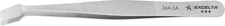 - 36A-SA - Tweezers - Flat Point - Offset - Three Star - Anti-Mag. SS, 0.06" ...