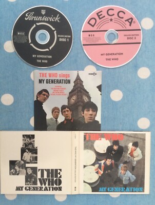  THE WHO MY GENERATION 2XCD DELUXE  EDITION 70S ROCK UK SELLER 