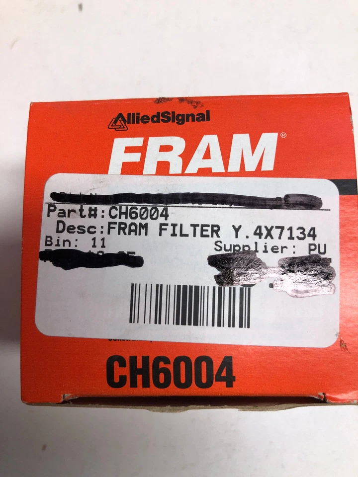 Filtro de aceite de marco genuino original OEM 4X7 134 P/N CH6004 NUEVO Foto 3 de 4