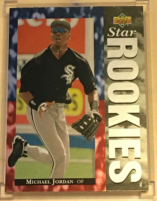 1994 UPPER DECK STAR ROOKIES 19 MICHAEL JORDAN ROOKIE CARD WHITE SOX