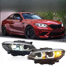 2X Gruppo Fari LED Fanali Anteriori per BMW Serie 2 F22 F23 M2 F87 2014-2021