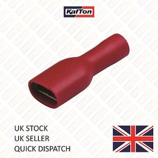 Fully Insulated Female Spade Terminals Electrical Crimp Wire Connector 