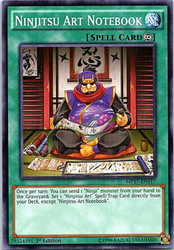 Ninjitsu Art Notebook MP17-EN117 1st Edition Common Yu-Gi-Oh