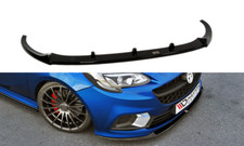 Frontdiffusor Diffusor Maxton Design glänzend schwarz ABS für Vauxhall Corsa E Vxr