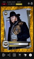 Topps WWE Slam Digital The Undertaker Chrome 1/1 - 1cc LEGENDARY