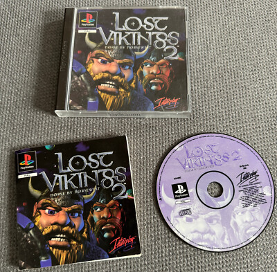 Lost Vikings 2 Spiel PS1 Playstation 1  *Sammlungsauflösung* TOP 1996 - Komplett
