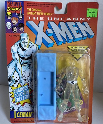Marvel Uncanny X Men Xmen Iceman Action Figure Trading Card Toy Biz