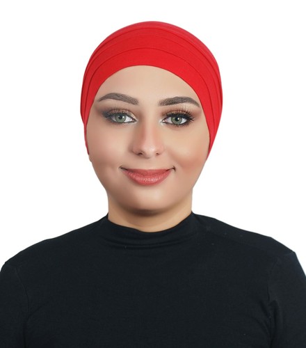 Berretto musulmano da donna sotto sciarpa cotone hijab islamico nuovo - Foto 54 di 63