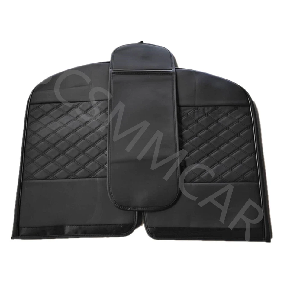 Cojín antideslizante para funda de asiento trasero de fila de coche alfombrilla de cuero PU cuatro estaciones Foto 4 de 4