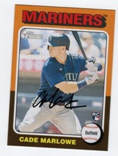 2024 Topps Heritage Cade Marlowe RC #364 Seattle Mariners