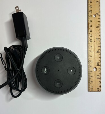 Amazon Echo Dot 2nd Generation Smart Speaker - Black (RS03QR)