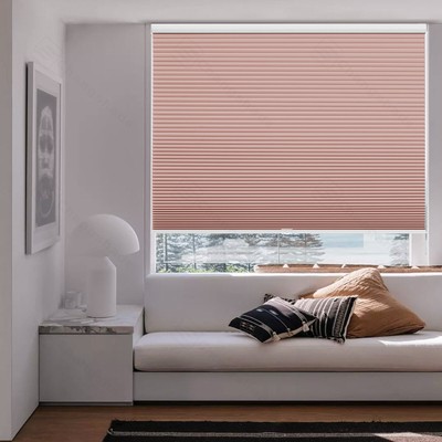 Customized Cellular Shades Cordless Blackout 1.5 Inch Honeycombs Blinds