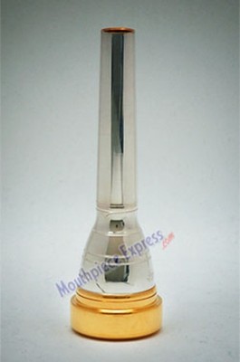 Genuine Yamaha Trumpet Mouthpiece, 11B4-HGPR (Gold Rim) NEW! Ships Fast!