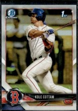 2018 Bowman Draft #BDC-69 Kole Cottam Chrome Refractors