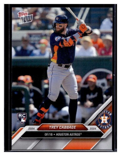 2024 Topps Now OD-109 Trey Cabbage