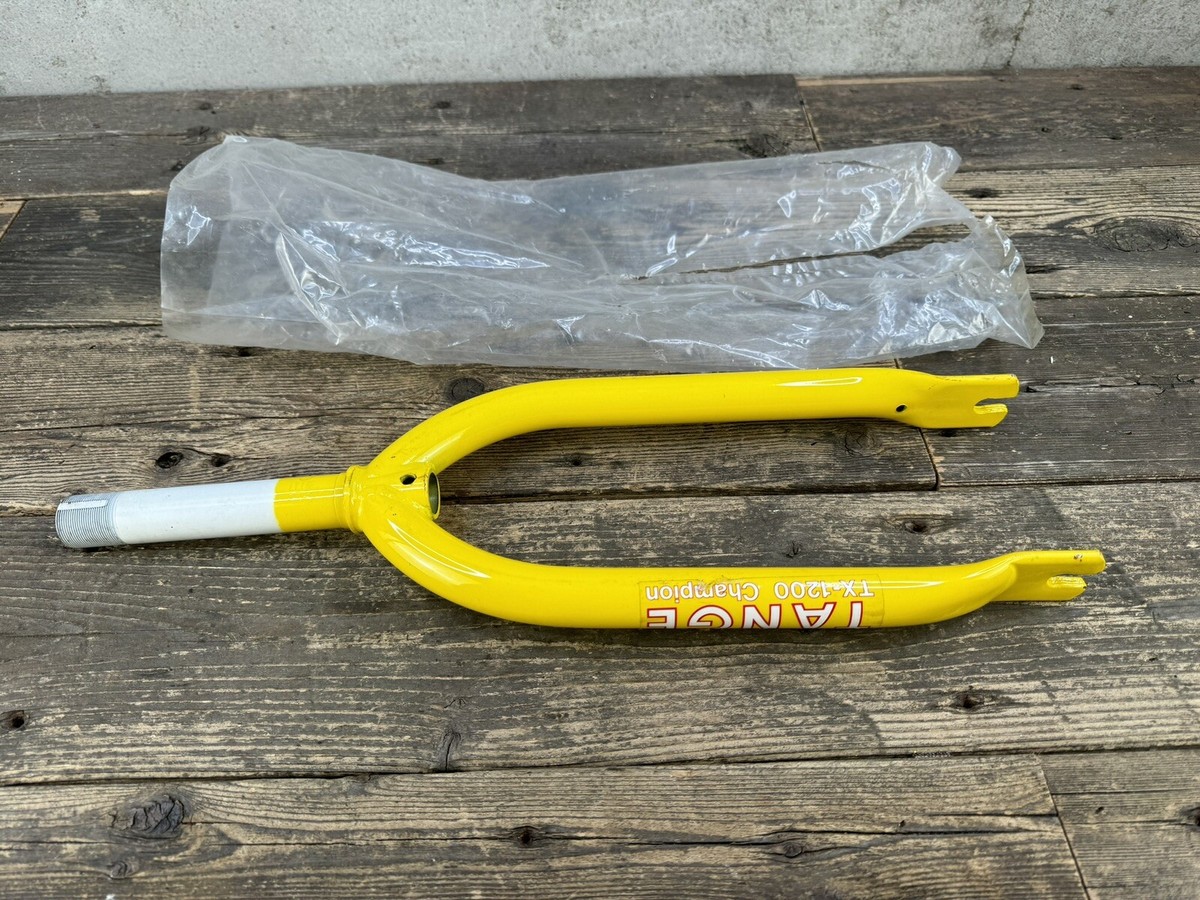 1980 Tange Tx-1200 NOS Bmx 20” Fork Old School Vintage Yellow | eBay