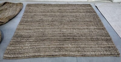 Shredded Rug NATURAL 8' X 8' Square Broken Thread Rug, Reduced Price 1172710001 ...