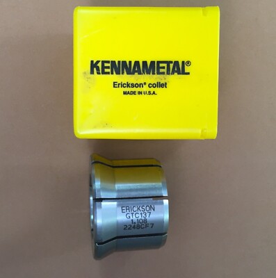 KENNAMETAL ERICKSON  GTC137 Tap Collet  *NEW*  C-F-7; 1.108''   Machinist