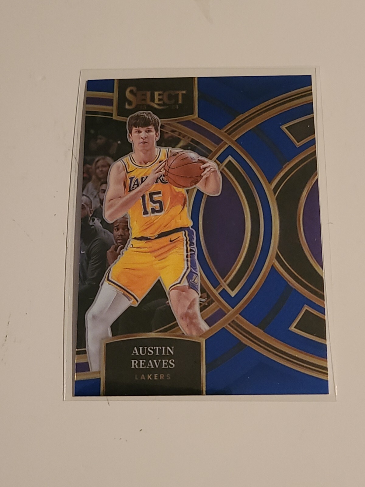 2023-24 Panini Select Premier Blue Austin Reaves #149 - Los Angeles Lakers