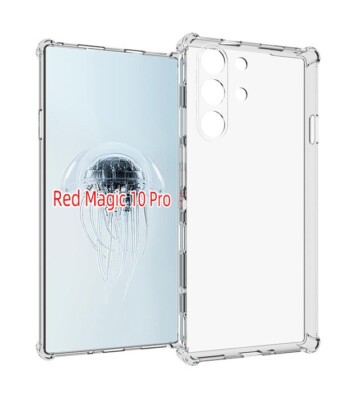For ZTE Nubia Red Magic 11 Pro+ 10S 10 9S 8 9 Airbag Shockproof Clear Back Case