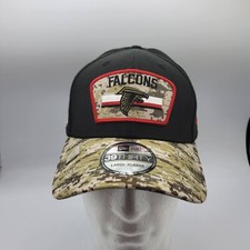 Atlanta Falcons Mens L/XL Hat Flex Camo 2021 Salute To Service New Era 39THIRTY