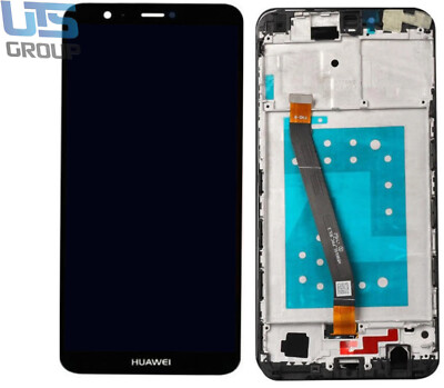 Für Huawei P Smart FIG-LX1 Enjoy 7S LCD Bildschirm Display Touch +Rahmen Schwarz