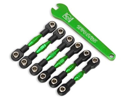 Traxxas Spurstangen Set Alu grün TRX8341G 4-Tec 2.0, Corvette C8 4Tec 3.0,  ...