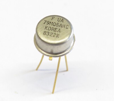 5 Stück UA79M05AHC 5VDC fixed negative voltage regulator TO39, Fairchild