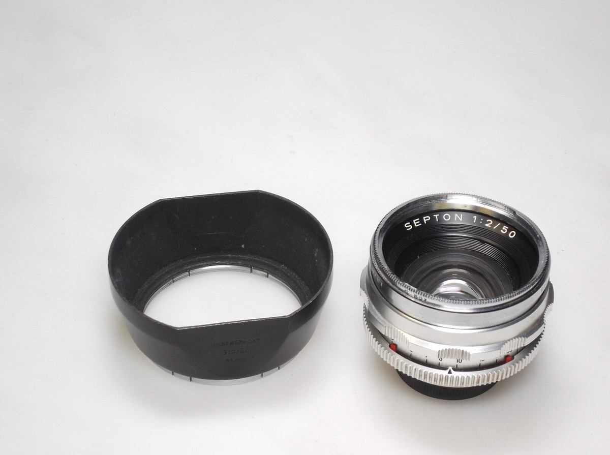 Voigtländer Voigtlander Septon 50mm F2 + 310/54 Hood f. DKL | eBay