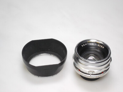 Voigtländer Voigtlander Septon 50mm F2 + 310/54 Hood f. DKL | eBay
