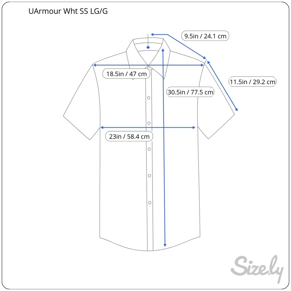 Camisa Under Armour Hombres Grande Blanca A Cuadros Manga Corta Ventilada Pesca Abotonada L Foto 3 de 4