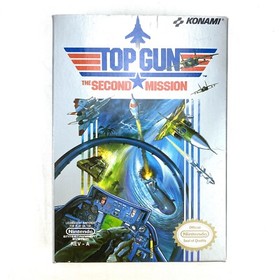 Top Gun: The Second Mission (Nintendo NES, 1989) Game Konami Complete CIB
