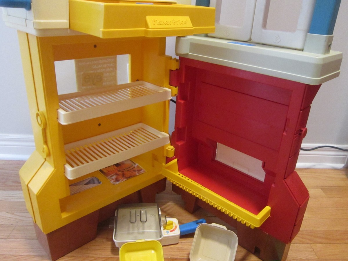 Vintage 1989 Fisher Price Fun with Food McDonald's Drive Thru