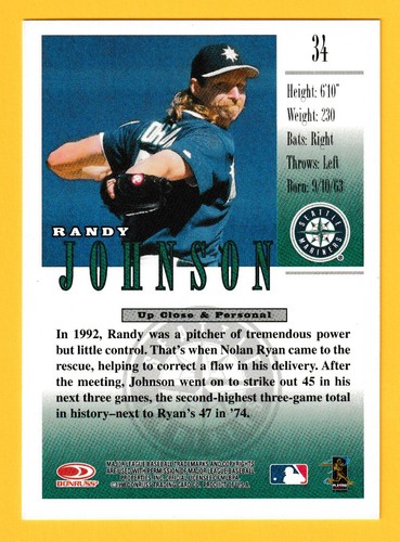 Randy Johnson Collection - Pick One - Fill Your Set - Picture 69 of 256