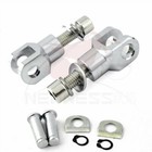 Motorcycle Chrome Foot Peg Clevis Set For Harley t Clevis Mount w/ Hardware 29mm