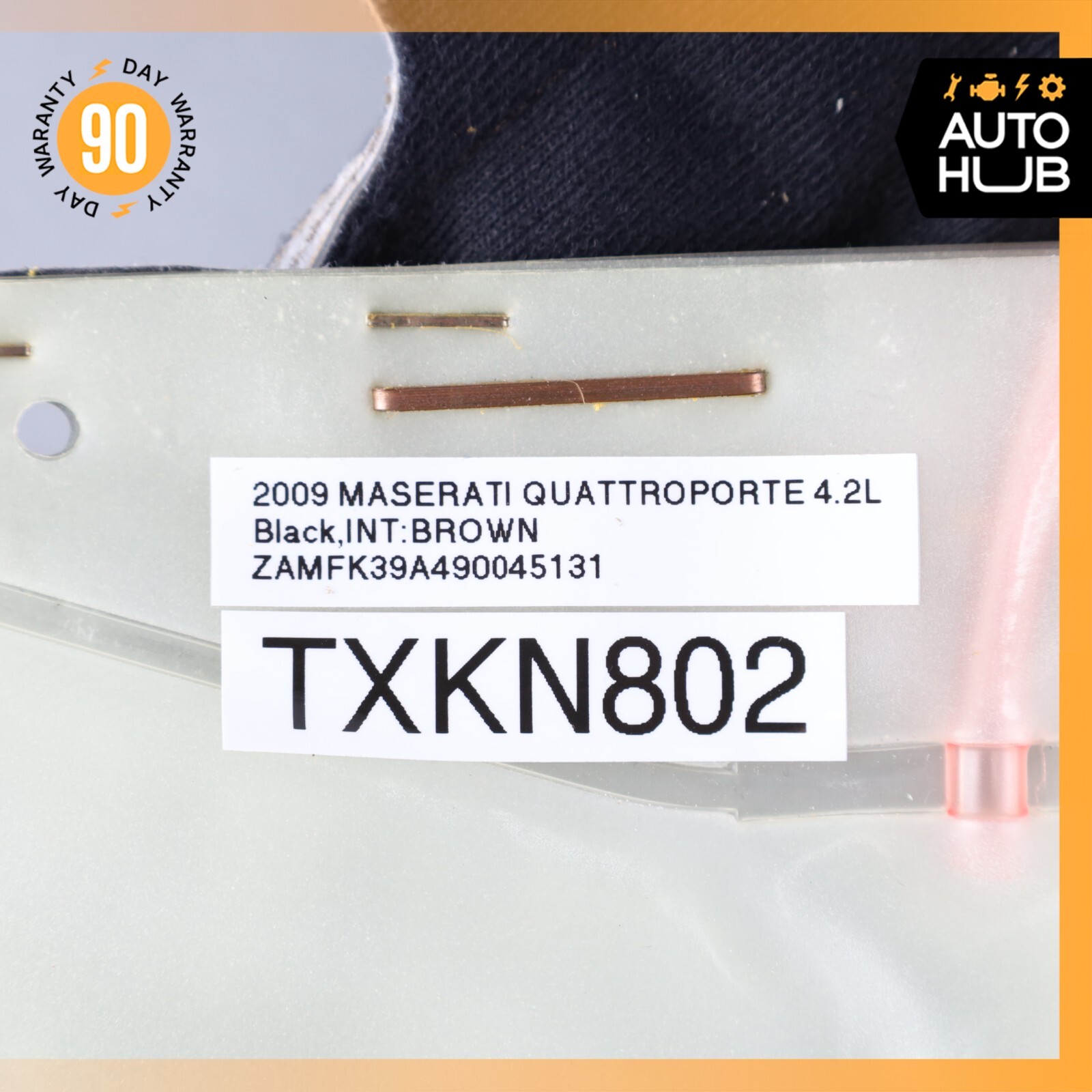 Maserati Quattroporte Front Left or Right Side Top Upper Seat Bladder Bolster