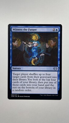 MTG Innistrad Crimson Vow Witness the Future 090/277 Magic the Gathering |  eBay