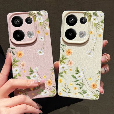 Blume Schutzhülle Für Xiaomi Redmi Poco M6 Pro X6 Note 14 13 12 11 Pro Slim Case