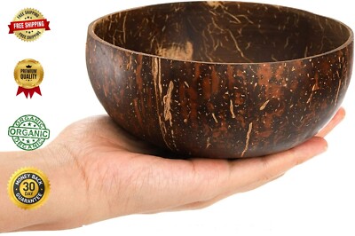 Coconut Shell Bowl Halves Eco Friendly Natural  Ceylon Handmade Reusable Bowls