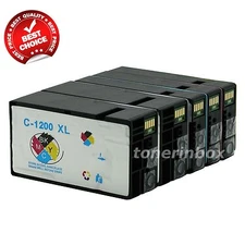 5 pk PGI-1200XL PGI1200 XL Ink Cartridge For Canon MAXIFY MB2020 MB2320 w/Chip
