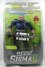 GI Joe Sigma 6 Marine Specialist Shipwreck Figure New on Sealed Blister Card
