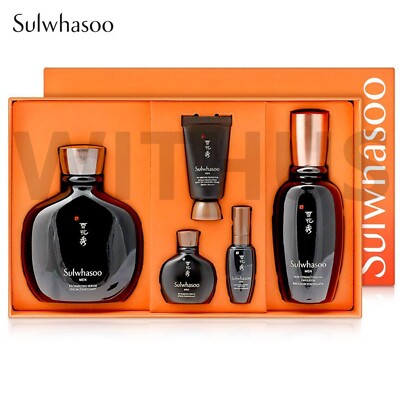Sulwhasoo Men スキンケアトライアルセット 5点 Sulwhasoo Men Inner Charming Serum Emulsion Set Daily Routine 본윤