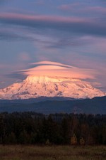 Listing image for Lenticular Cloud Over Mount Everest Sky Photo Wall Art Home Decor - POSTER 20x30