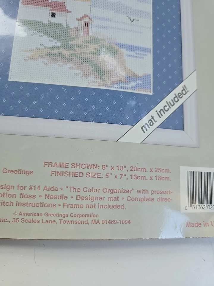 Kit Punto de Cruz Faro Gaviota Weekenders Nuevo De Colección 5 x 7 Foto 4 de 4