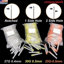 100pcs/Pack Dental Endo Irrigation Needle Syringe Tips Disposable 25G/27G/30G