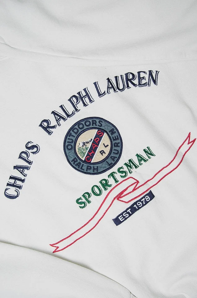 Chaps Ralph Lauren Sweatshirt - Vintage Sportsman Outdoors Style - Größe XL - Bild 3 von 4