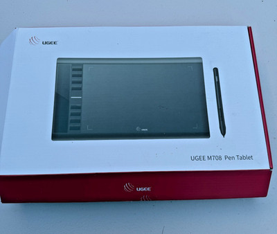 Ugee M708 Graphic Drawing Tablet, 10x6 in - Black (FBA_UG-M708-US)