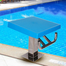 Non-Slip Swimming Pool Diving Platform Stainless Steel 600 lb Cap. 15  Board